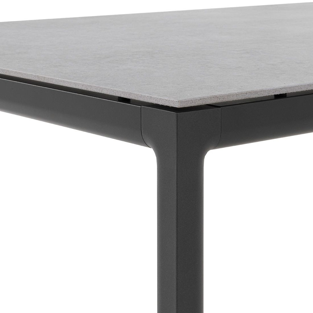 Hagebord Soft aluminium/Dekton 160x100 cm - Solpuri