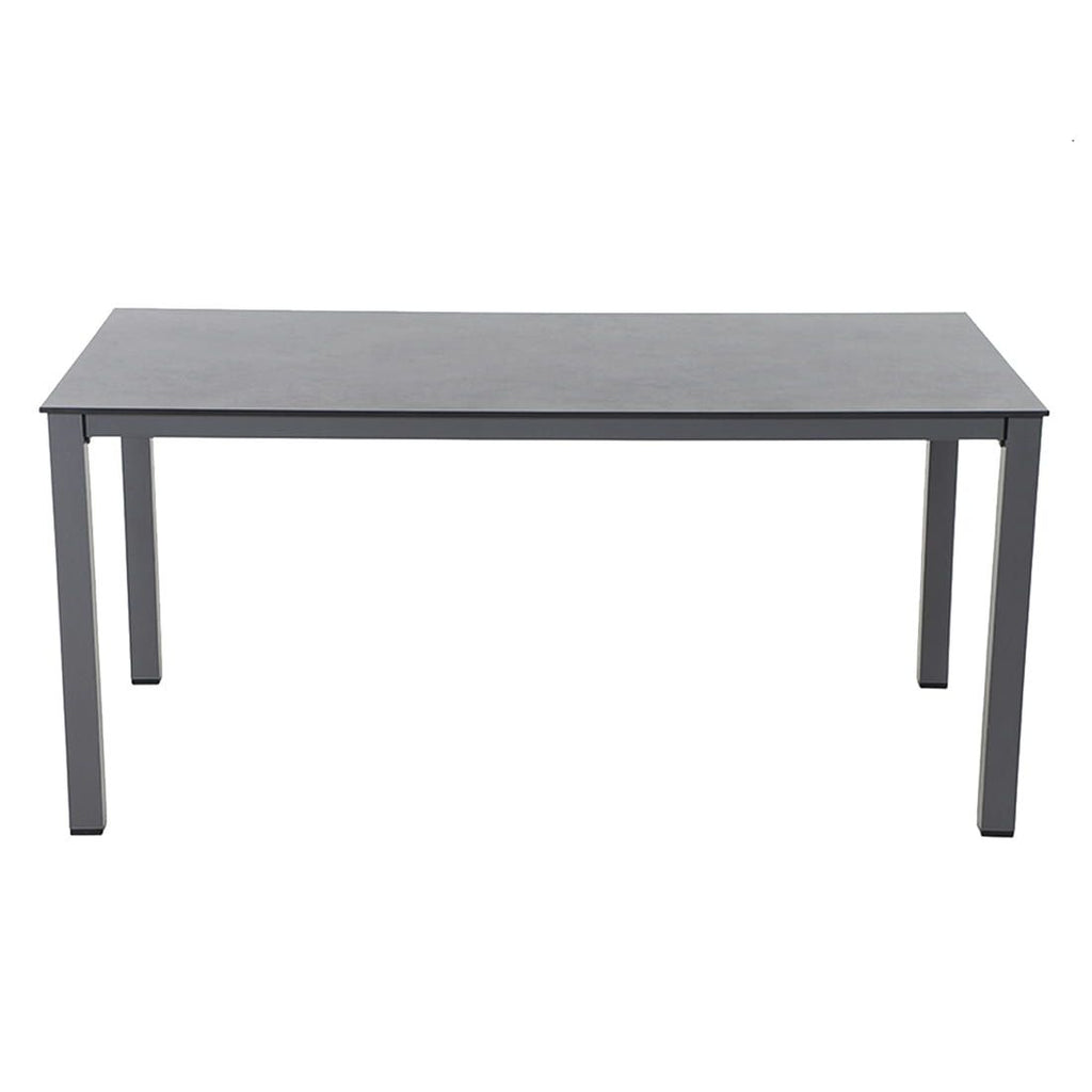 Hagebord Sola 160x90 cm aluminium HPL fra Siena Garden bakside