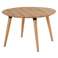 Hagebord Sophie Studio teak Ø120 cm svart vist fra siden