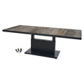 Hagebord Talina+ 220x100 cm høydejusterbar aluminium sett forfra