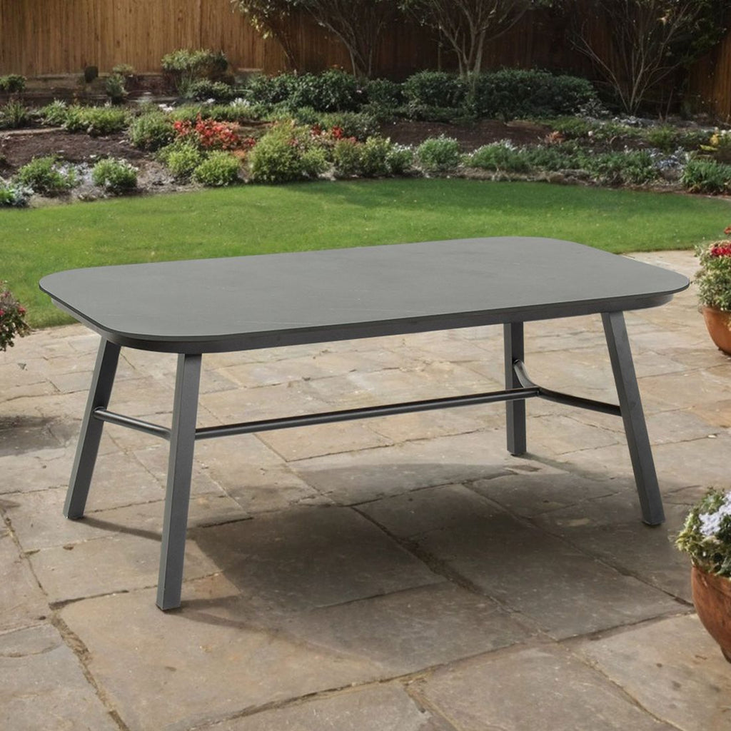 Hagebord Tubb aluminium/keramikk 185x100 cm - Hartman bakside