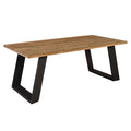 Hagebord Vido 200x100 cm aluminium/teak forfra