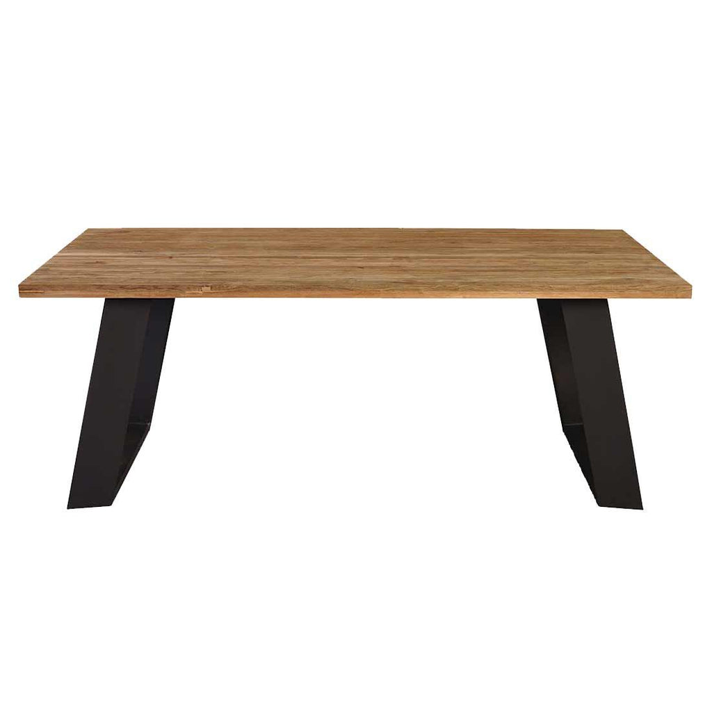 Hagebord Vido 200x100 cm aluminium/teak bakside