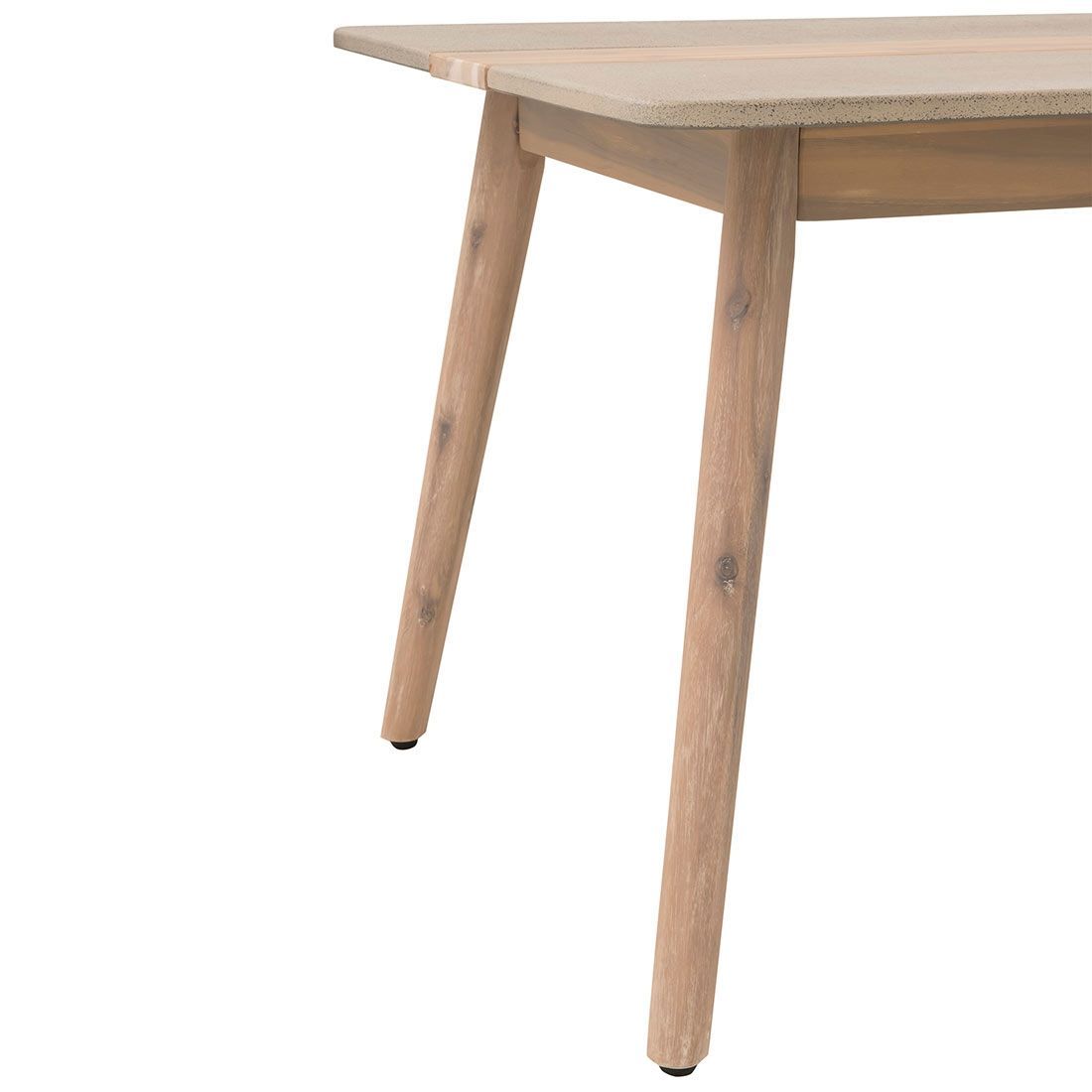 Montert Hagebord Viena akasie/polysement 200x90 cm i uterom