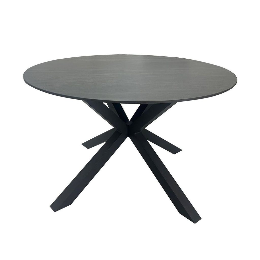 Hagebord Winton Ø120cm aluminium/sinterstone forfra