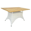 Hagebord Yachtclub Loomus polyrotting teak 140x90 cm foran
