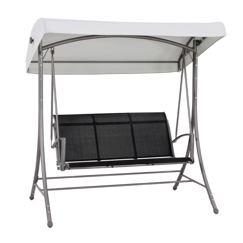Hagehuske Swing stål/textilen 164 cm - OUTLIV forfra