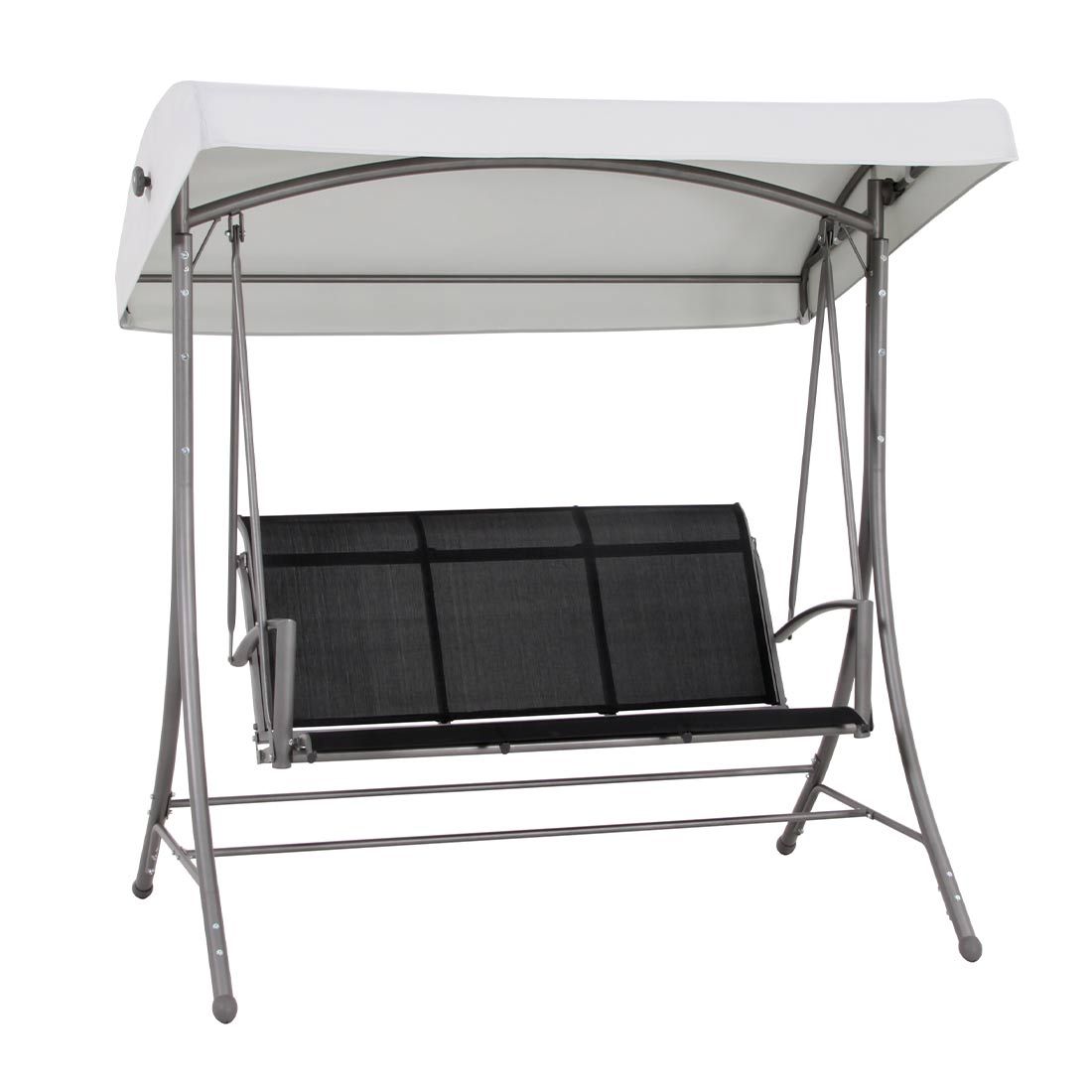 Hagehuske Swing stål/textilen 164 cm - OUTLIV forfra