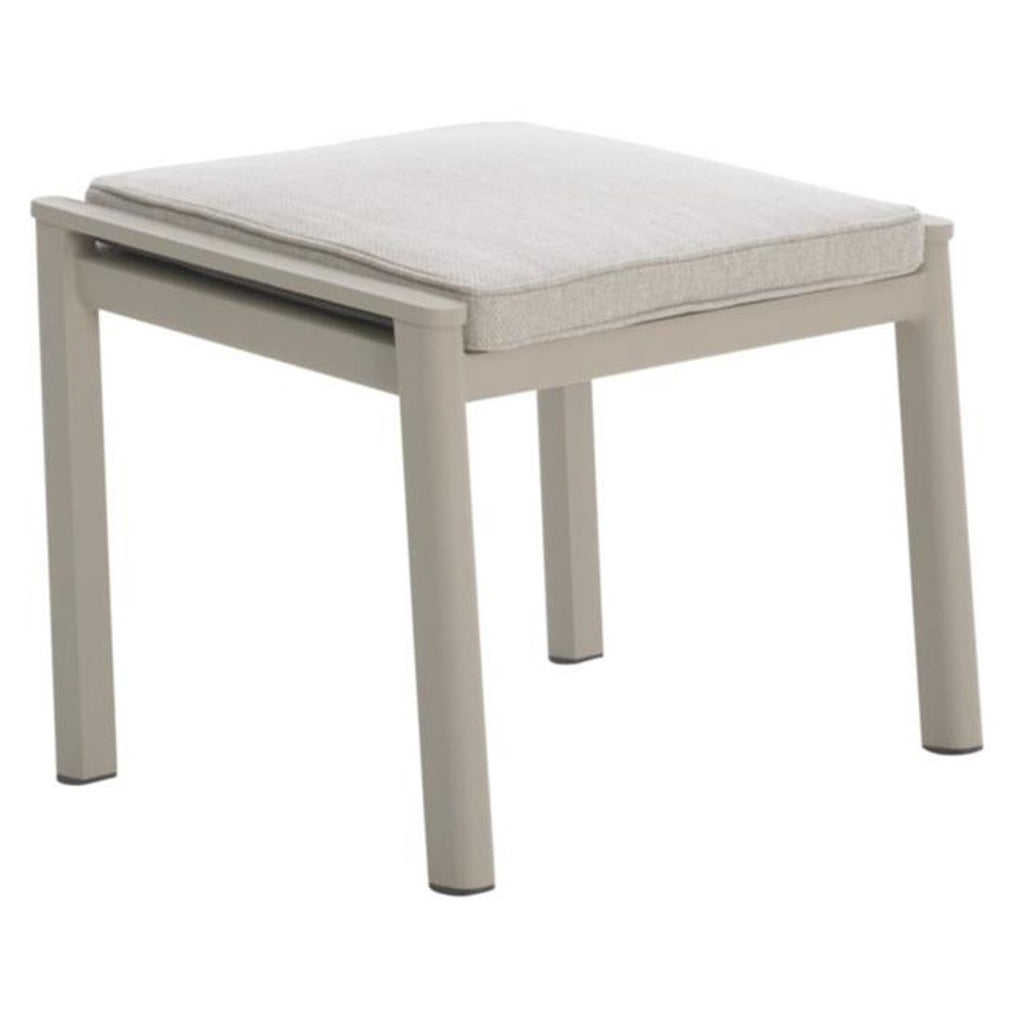 Hagekrakk 7014 aluminium med sittepute sett forfra