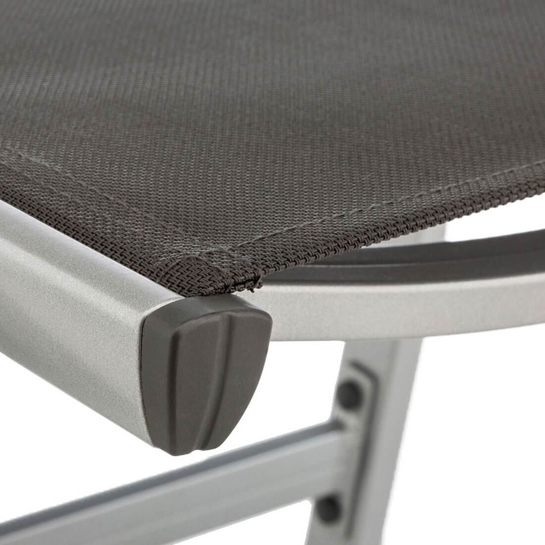 Sammenligning av farger på Hagekrakk Basic Plus aluminium tekstilen