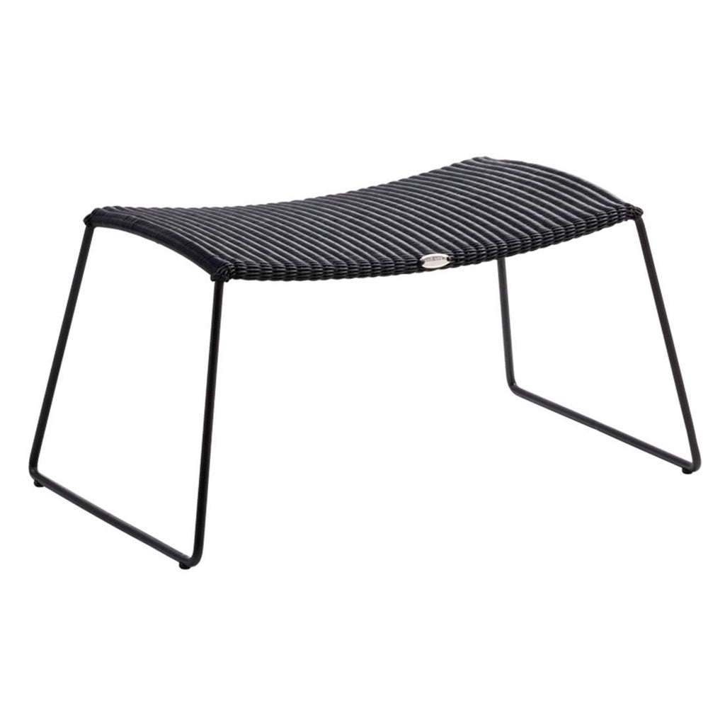 Hagekrakk Breeze stål/polyrotting 72x36 cm svart forfra