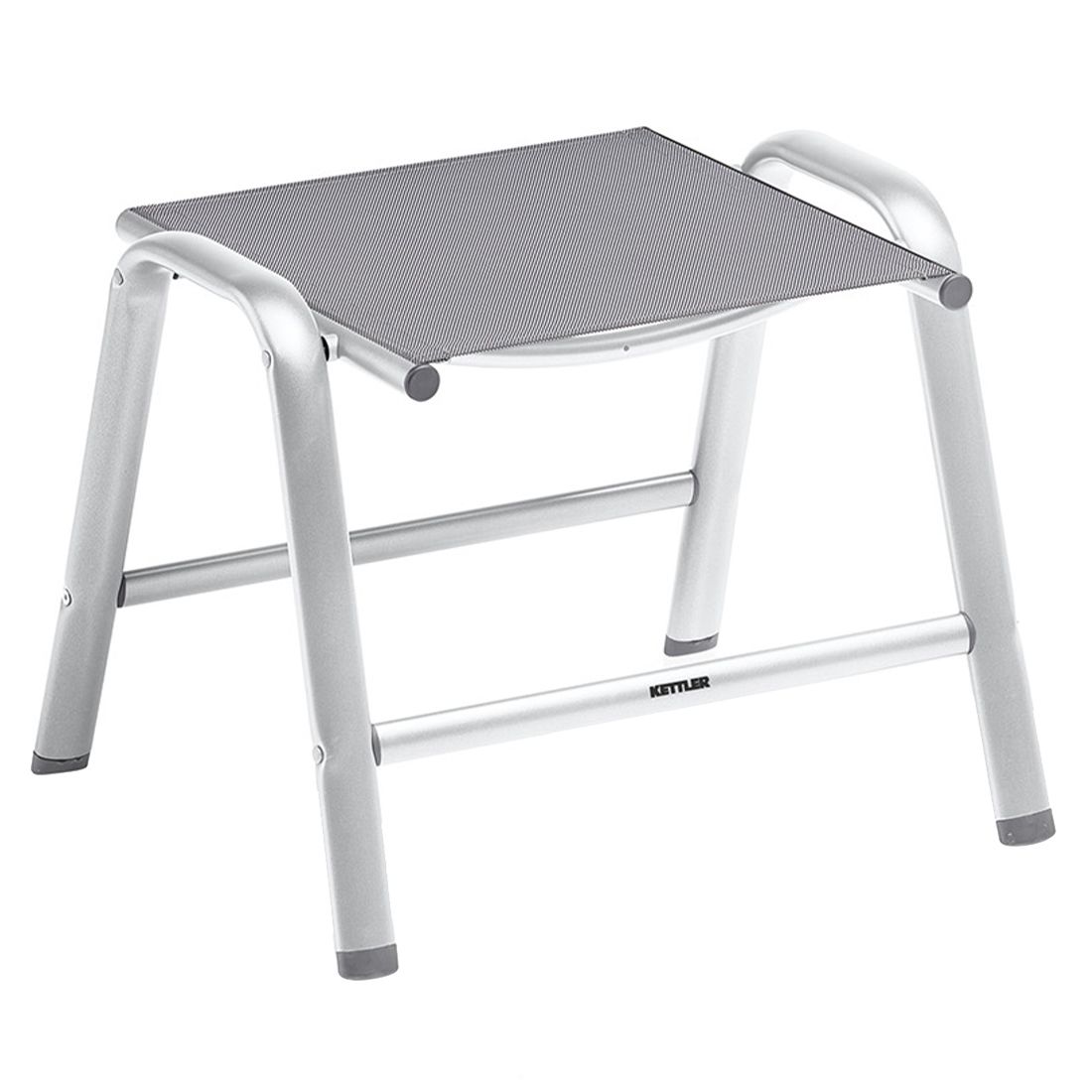 Hagekrakk Cirrus Silver-Line aluminium/textilen 60x51 cm forfra