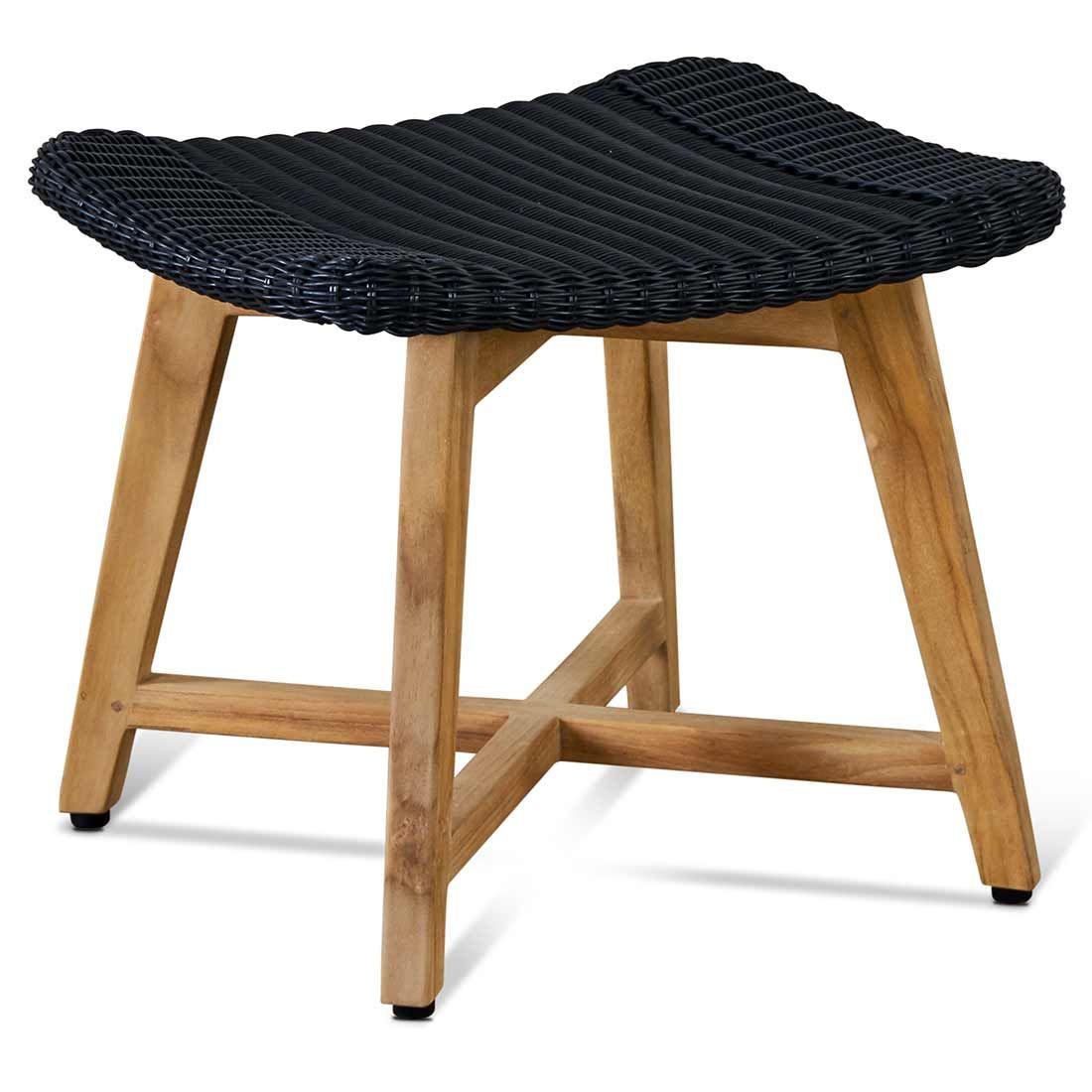 Hagekrakk Clovelly teak/polyrotting 50x44 cm forfra