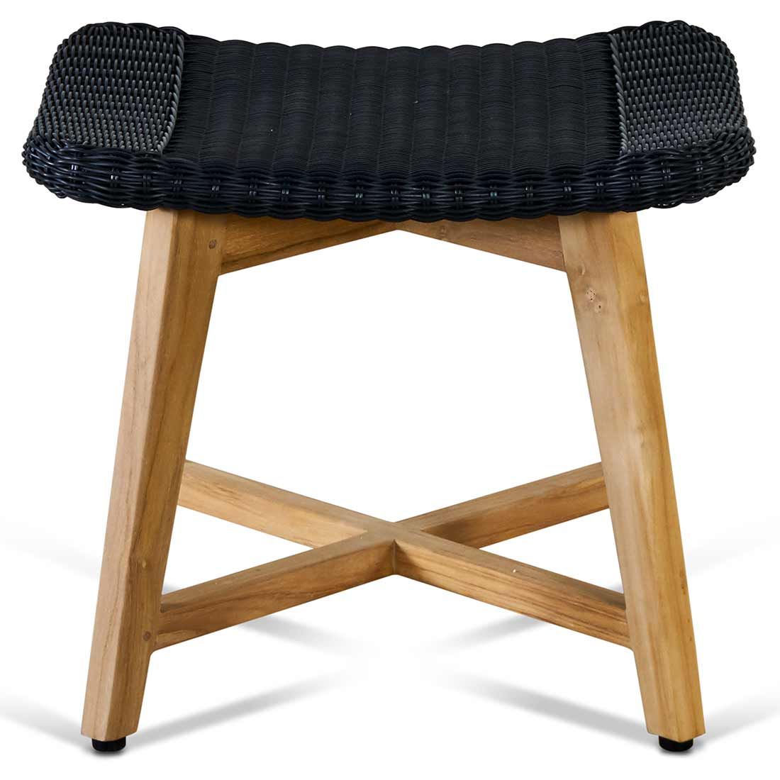 Hagekrakk Clovelly teak/polyrotting 50x44 cm bakside