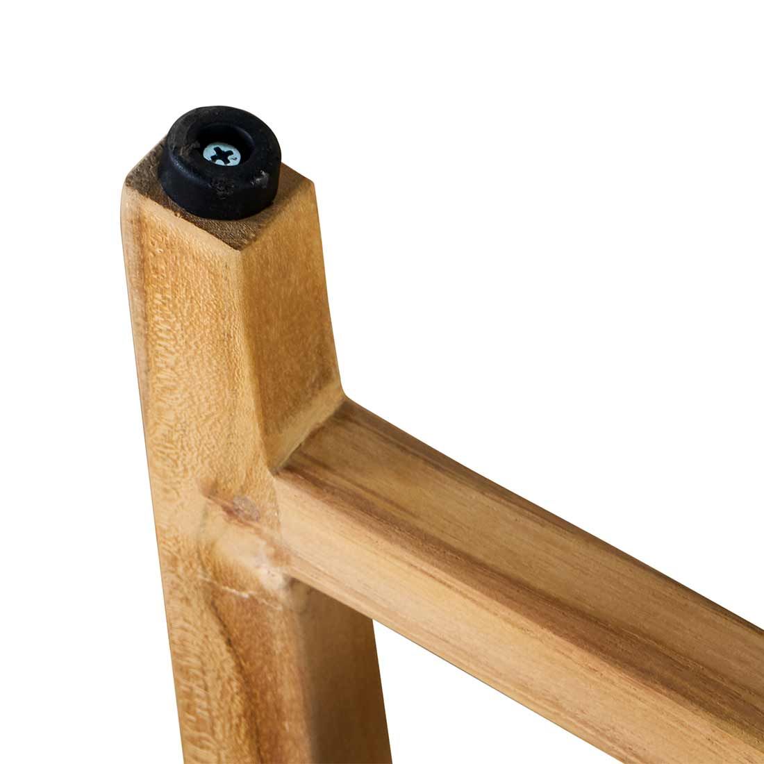 Hagekrakk Clovelly teak/polyrotting 50x44 cm - OUTLIV.
