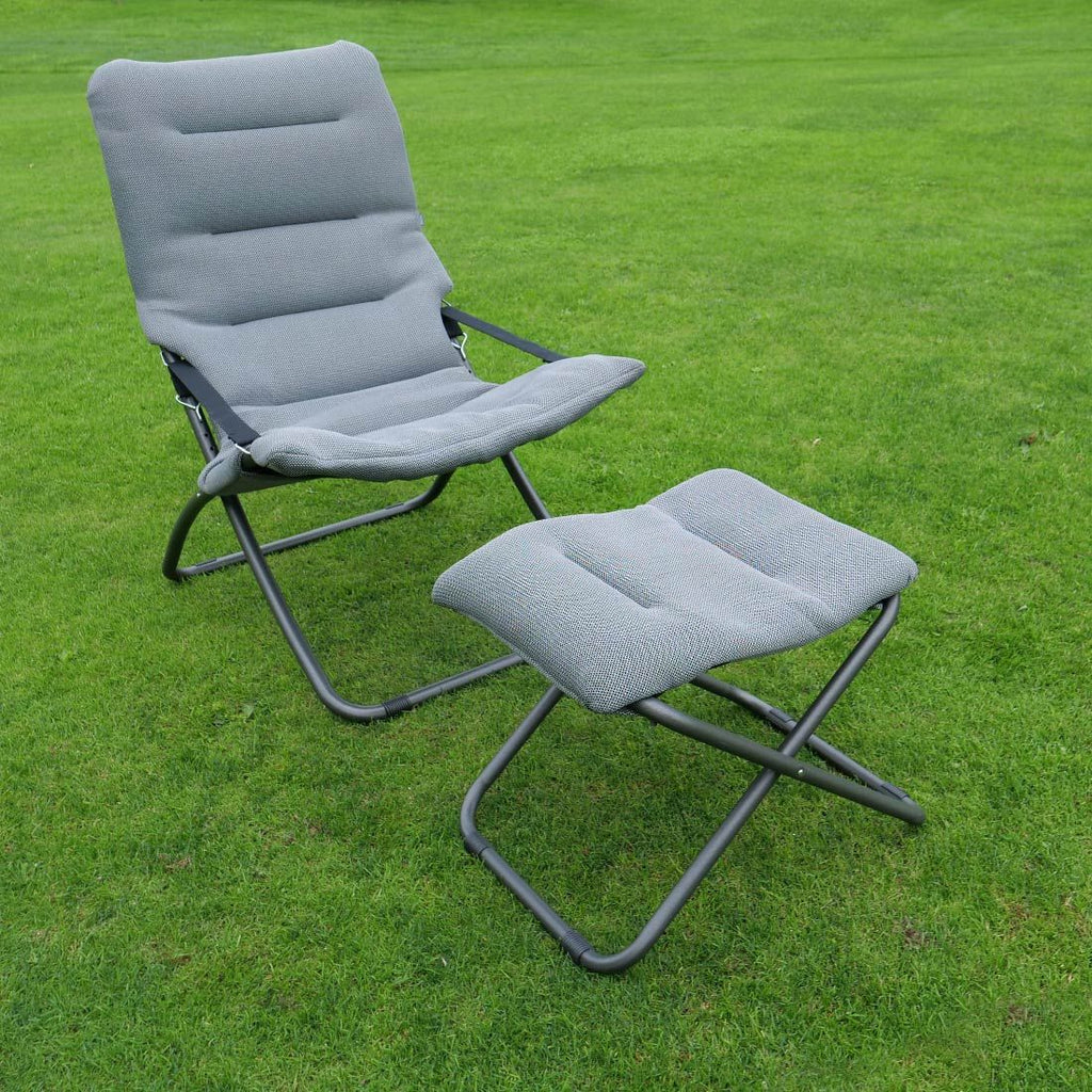 Hagekrakk Fiesta Sky Dream aluminium/textilen klappet sammen