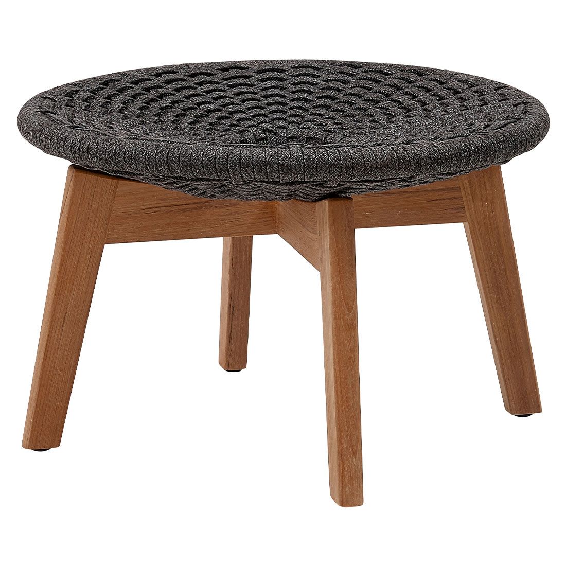 Hagekrakk Peacock resirkulert teak tau Ø60 cm detalj av tau