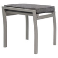Hagekrakk Perth aluminium med sittepute 58 cm forfra