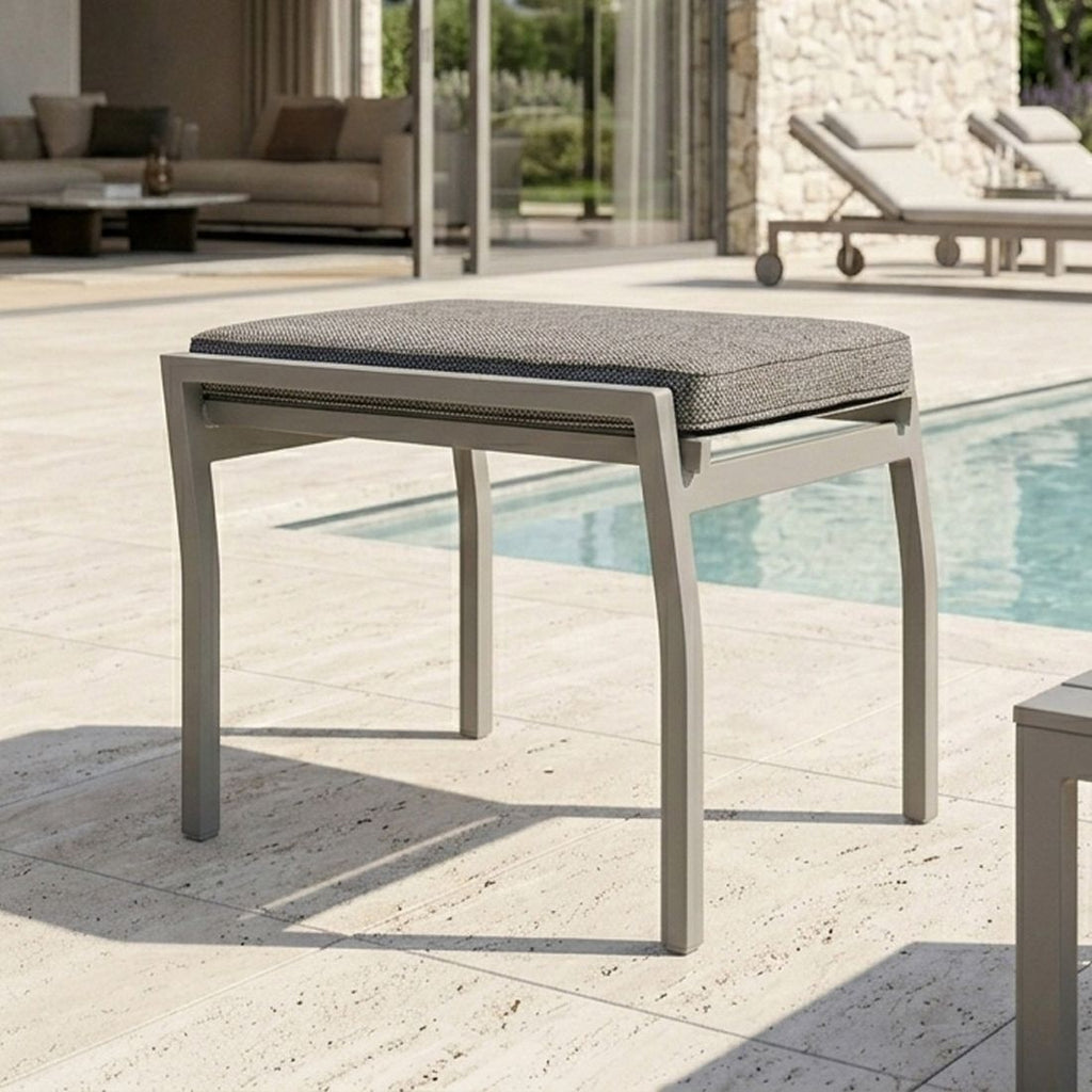 Hagekrakk Perth aluminium med sittepute 58 cm bakside