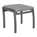 Hagekrakk Perth aluminium med sittepute sett forfra