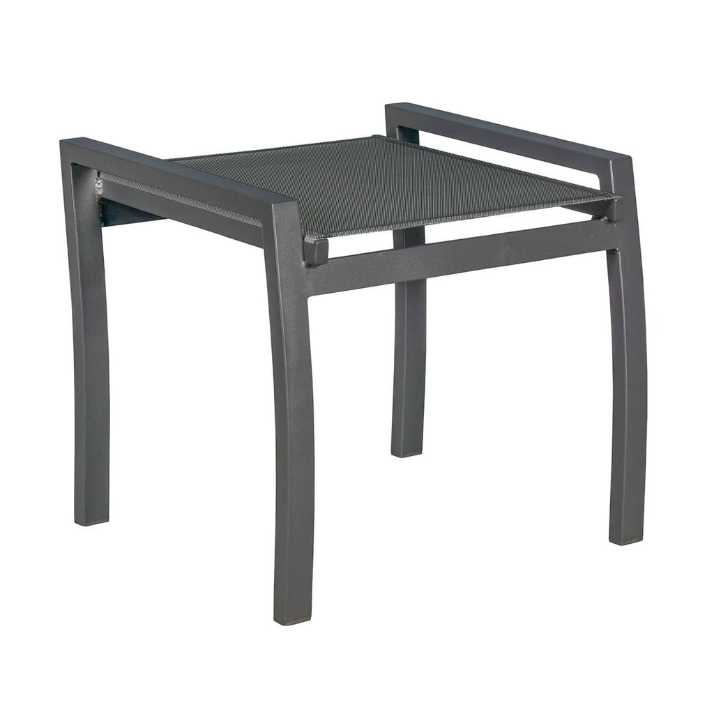 Hagekrakk Perth aluminium med sittepute montert på terrasse
