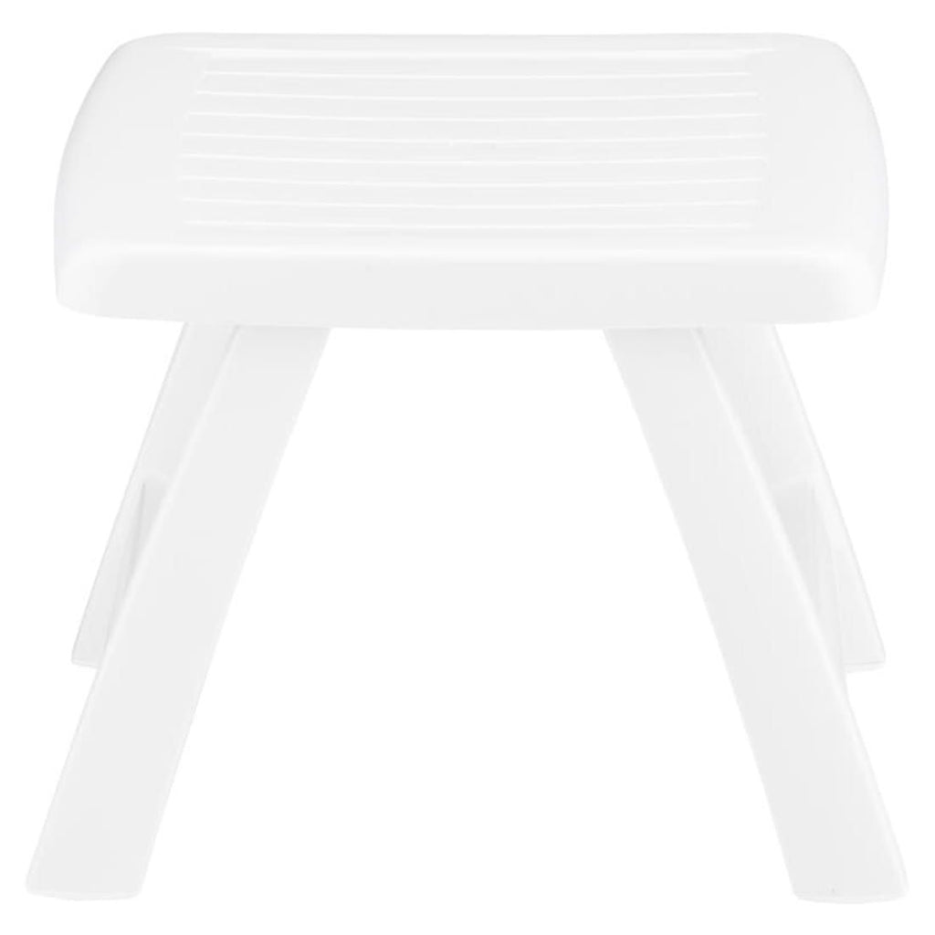 Hagekrakk Roma plast 46x48 cm hvit bakside