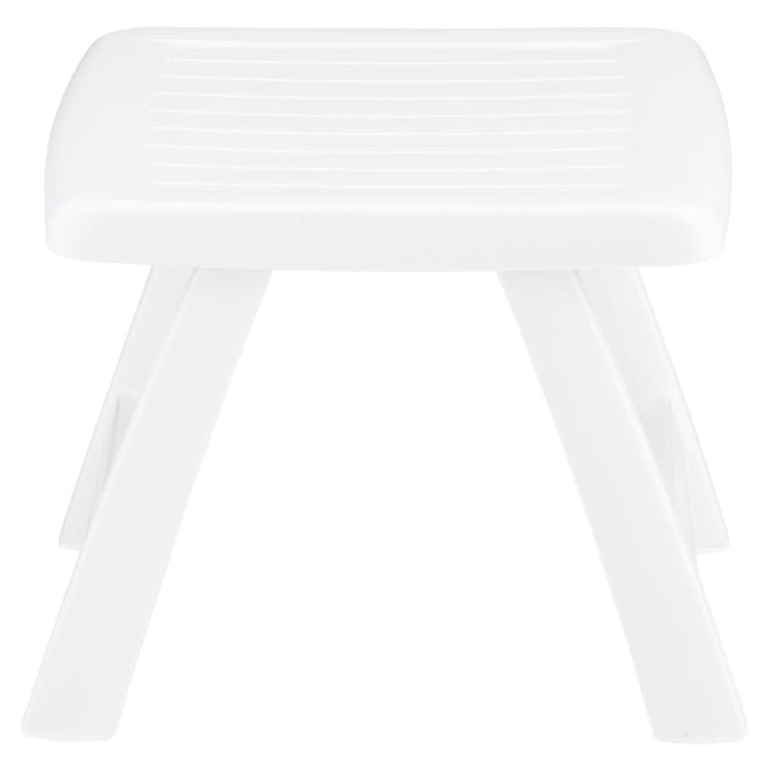 Hagekrakk Roma plast 46x48 cm hvit bakside
