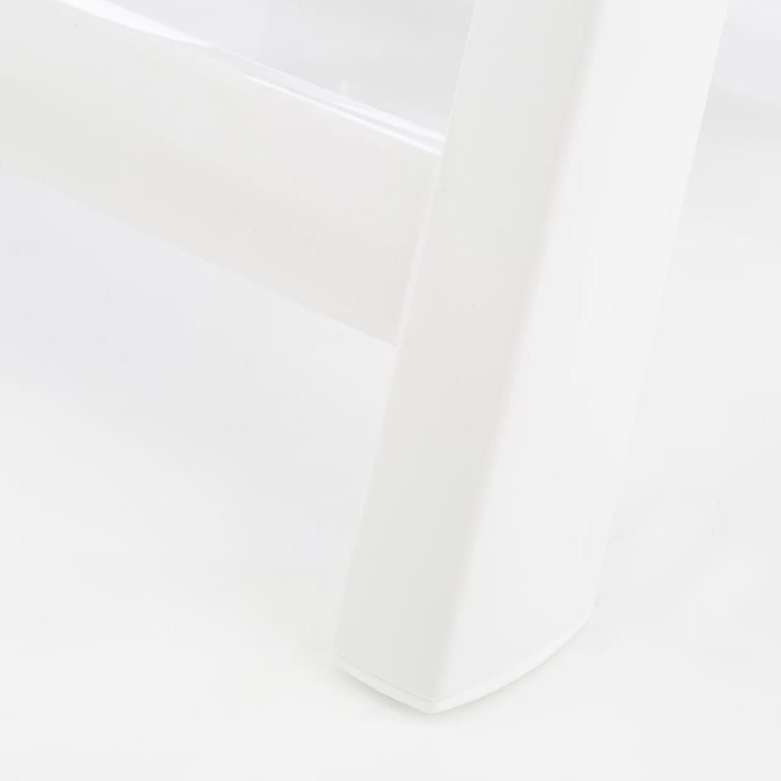 Montert Hagekrakk Roma plast 46x48 cm hvit i uterom