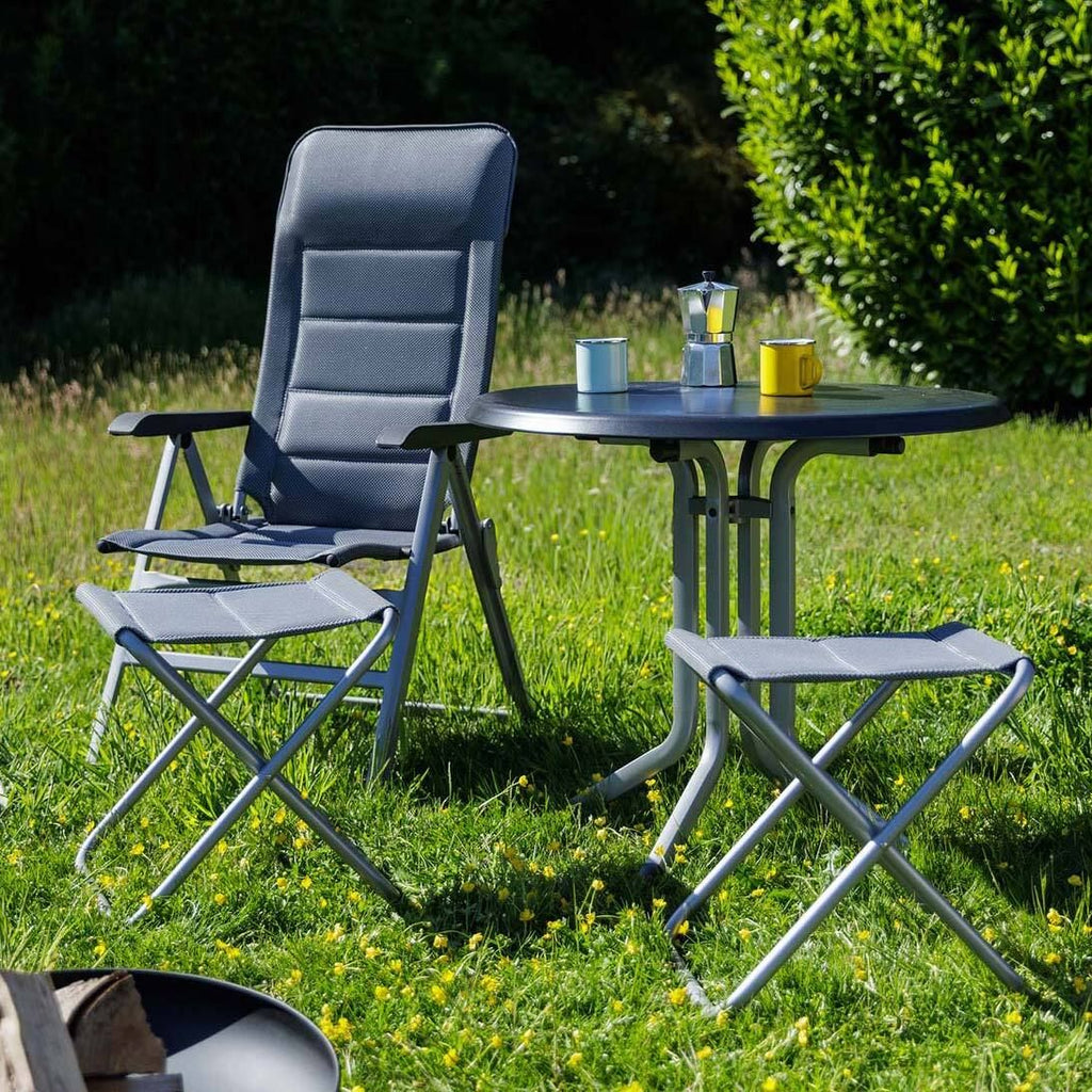 Hagekrakk Slight sammenleggbar aluminium/textilen 43x42 cm bakside