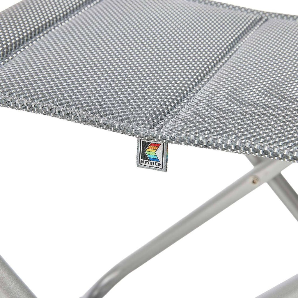 Hagekrakk Slight sammenleggbar aluminium/textilen montert på terrasse