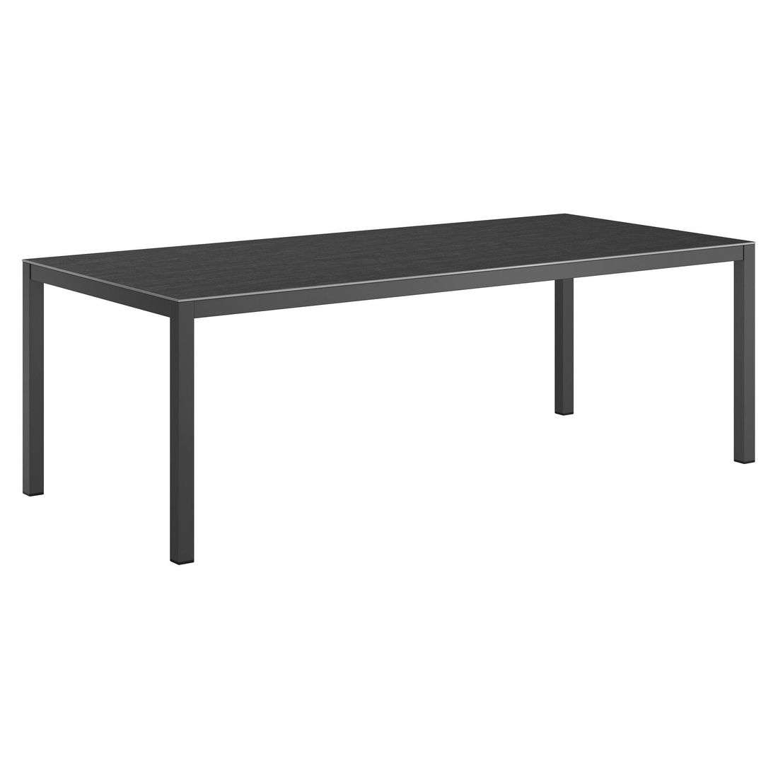 Hagemøbelsett Alex aluminium ramme og keramisk bordplate detalj