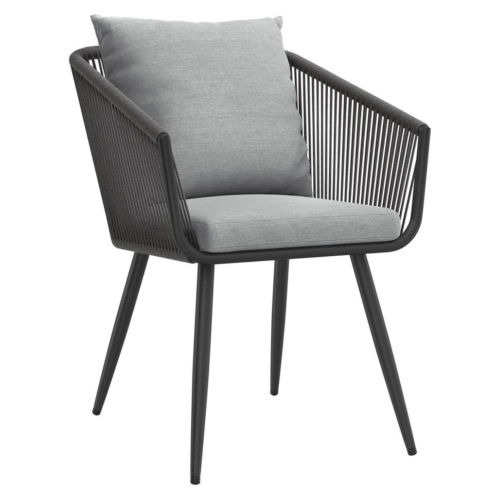 Hagemøbelsett Alex XL 8 plasser aluminium tau bord og stoler oversikt