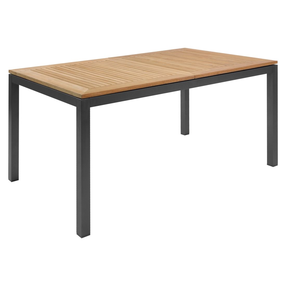 Hagemøbelsett Alice 6 plasser aluminium/teak nærbilde av stoff