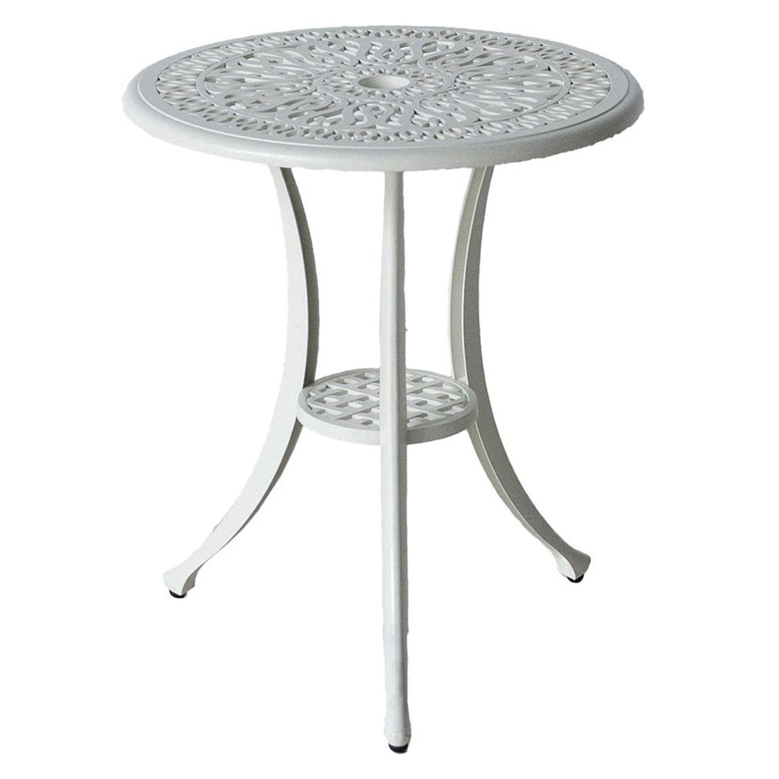 Hagemøbelsett Amalfi aluminium 2 plasser Ø62 cm hvit - Hartman bakside