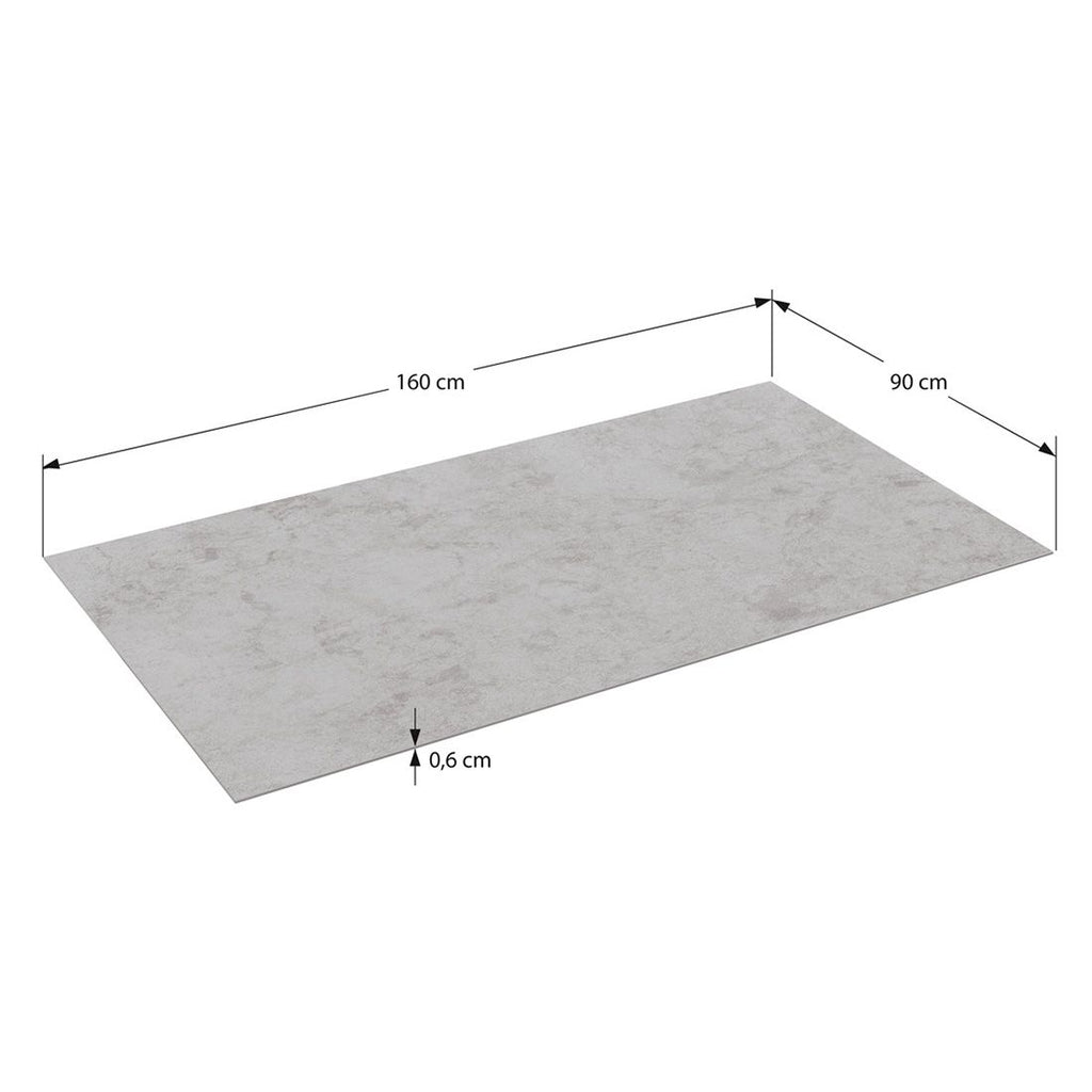 Hagemøbelsett Aruba 4 plasser aluminium 160x90 cm Hartman komplett sett oversikt