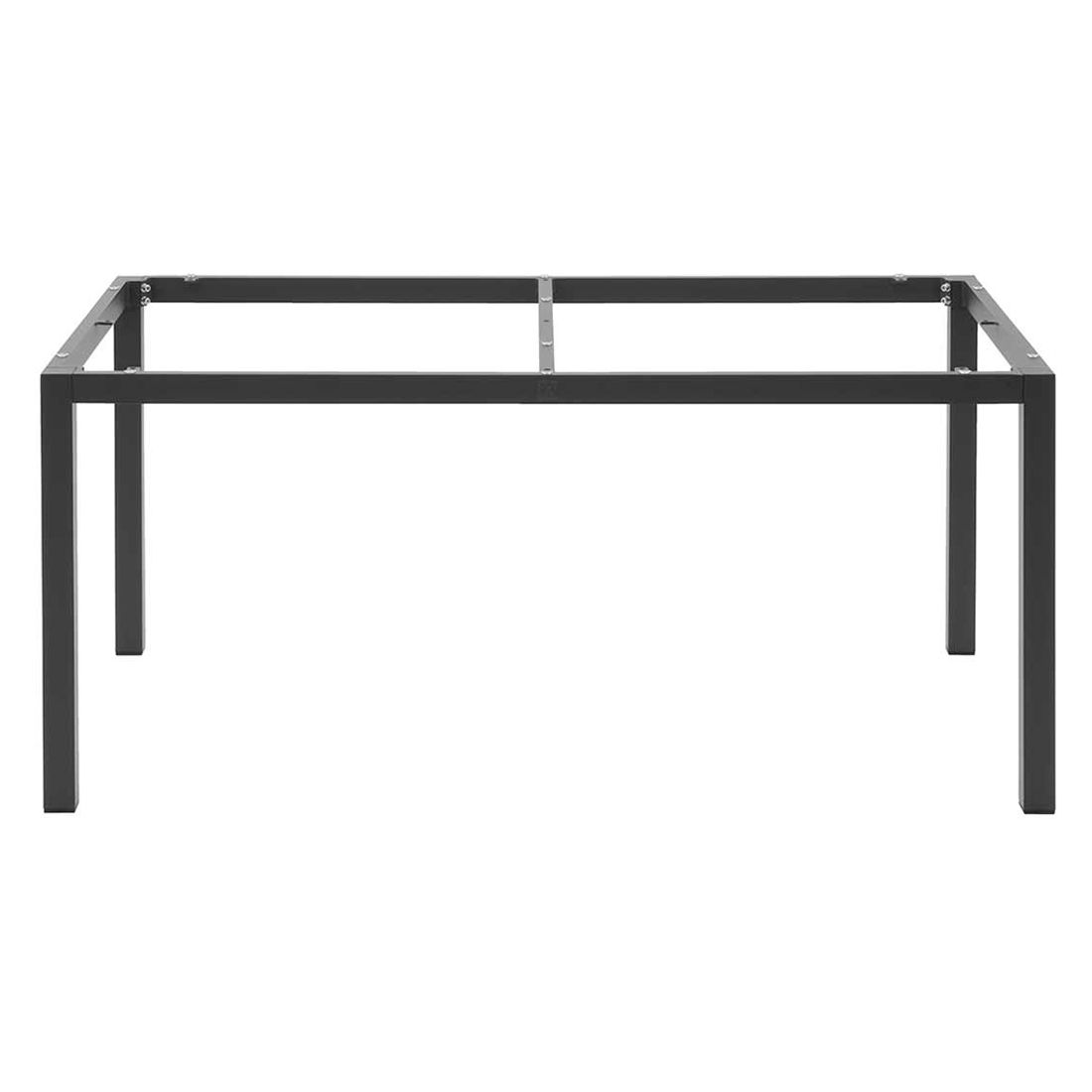 Hagemøbelsett Aruba 4 plasser aluminium 160x90 cm Hartman nærbilde av glassbordplate