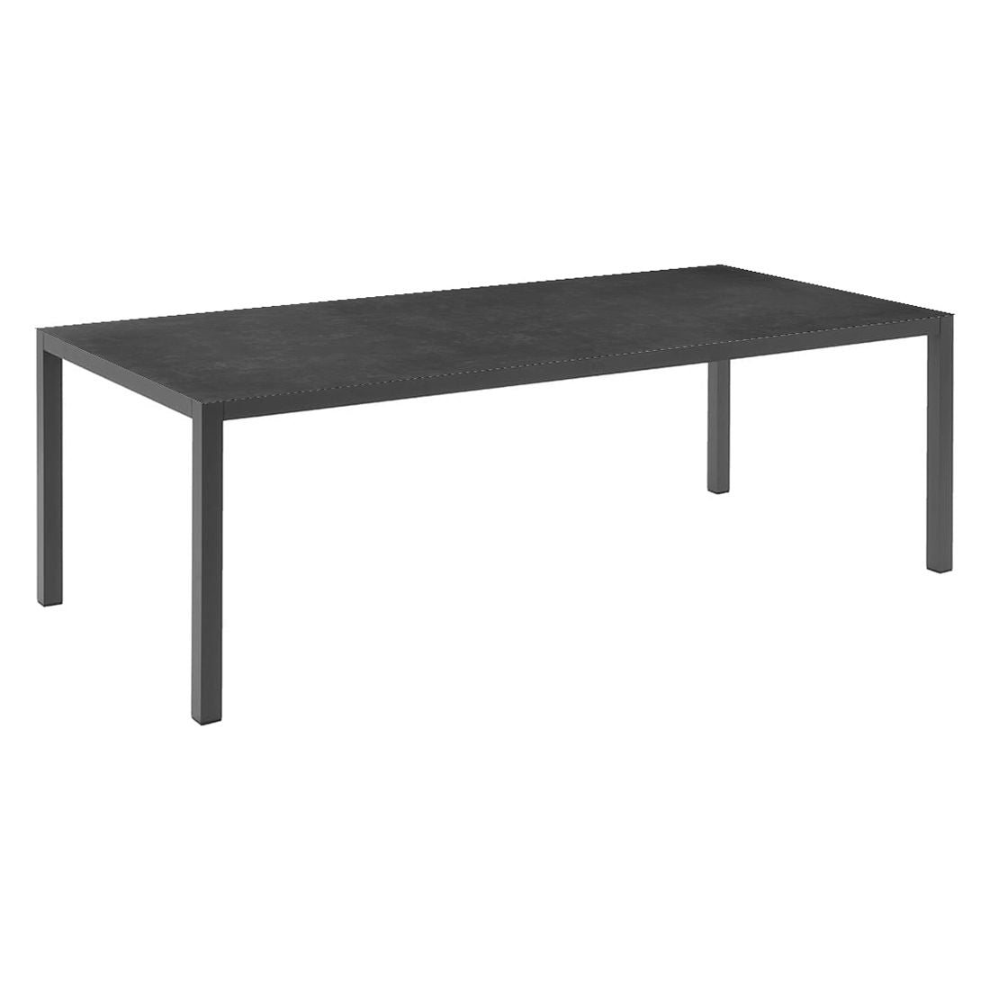 Hagemøbelsett Aruba 6 plasser aluminium keramikk 220x100 cm - Hartman bakside