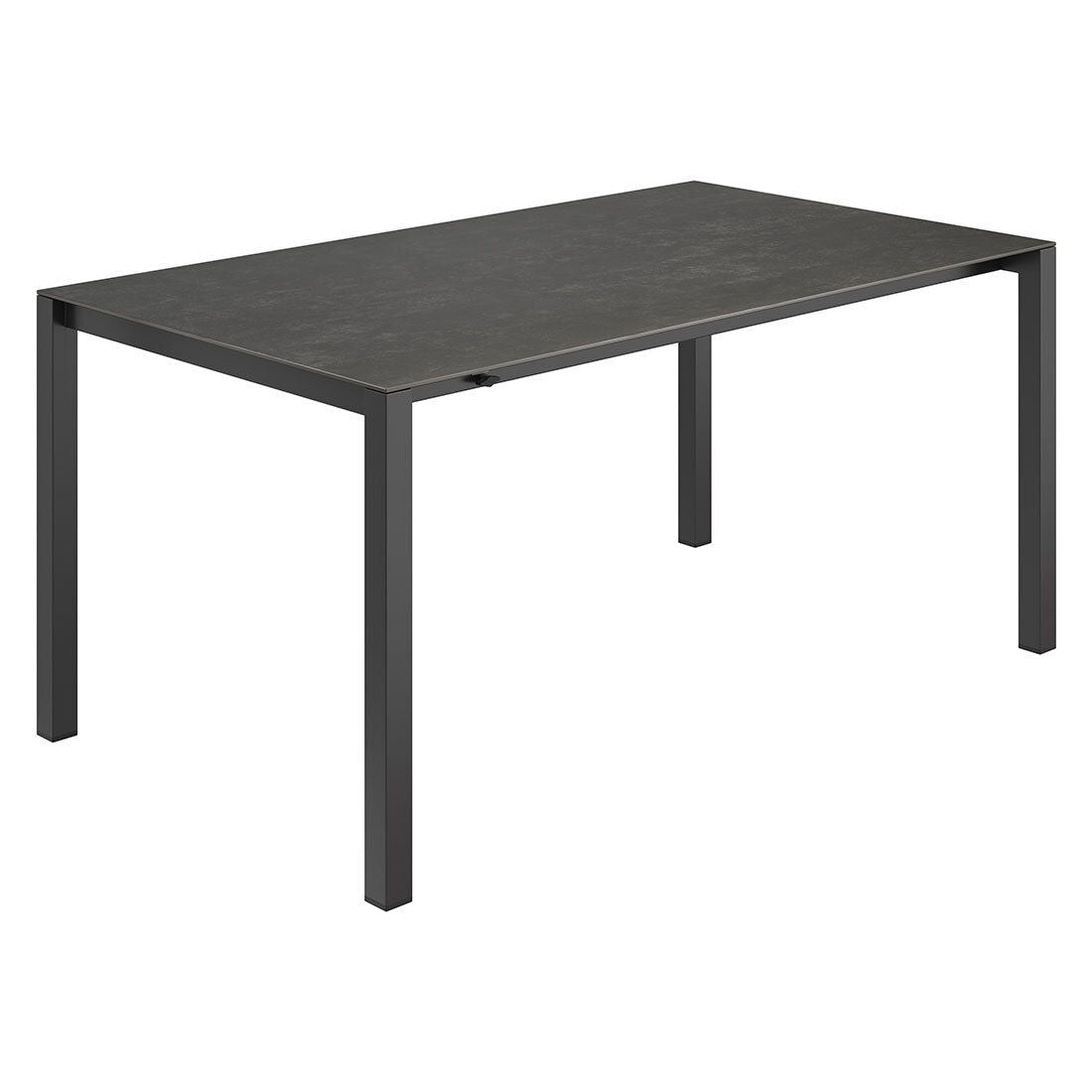 Hagemøbelsett Atlanta 4 plasser aluminium keramikk stablede stoler
