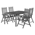 Hagemøbelsett Basic Plus aluminium/keramikk klappbart - Kettler forfra