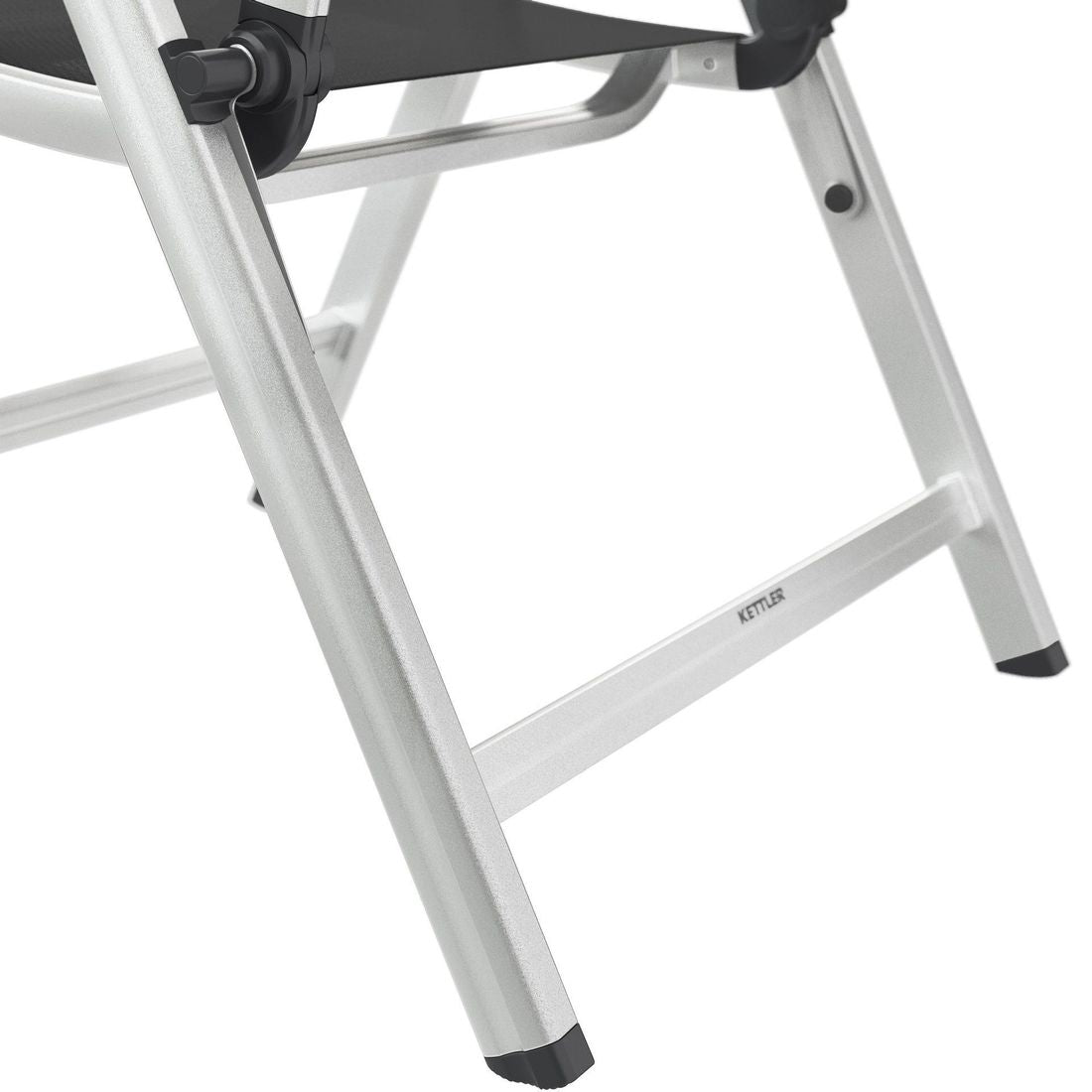 Hagemøbelsett Basic Plus 4 plasser aluminium i naturlig miljø