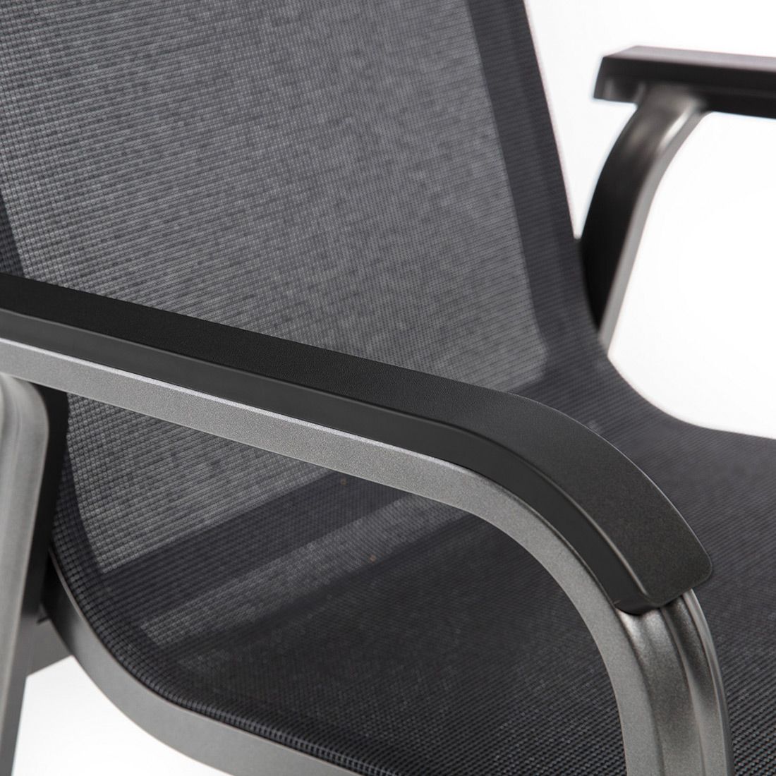 Hagemøbelsett Basic Plus aluminium HPL stablede stoler