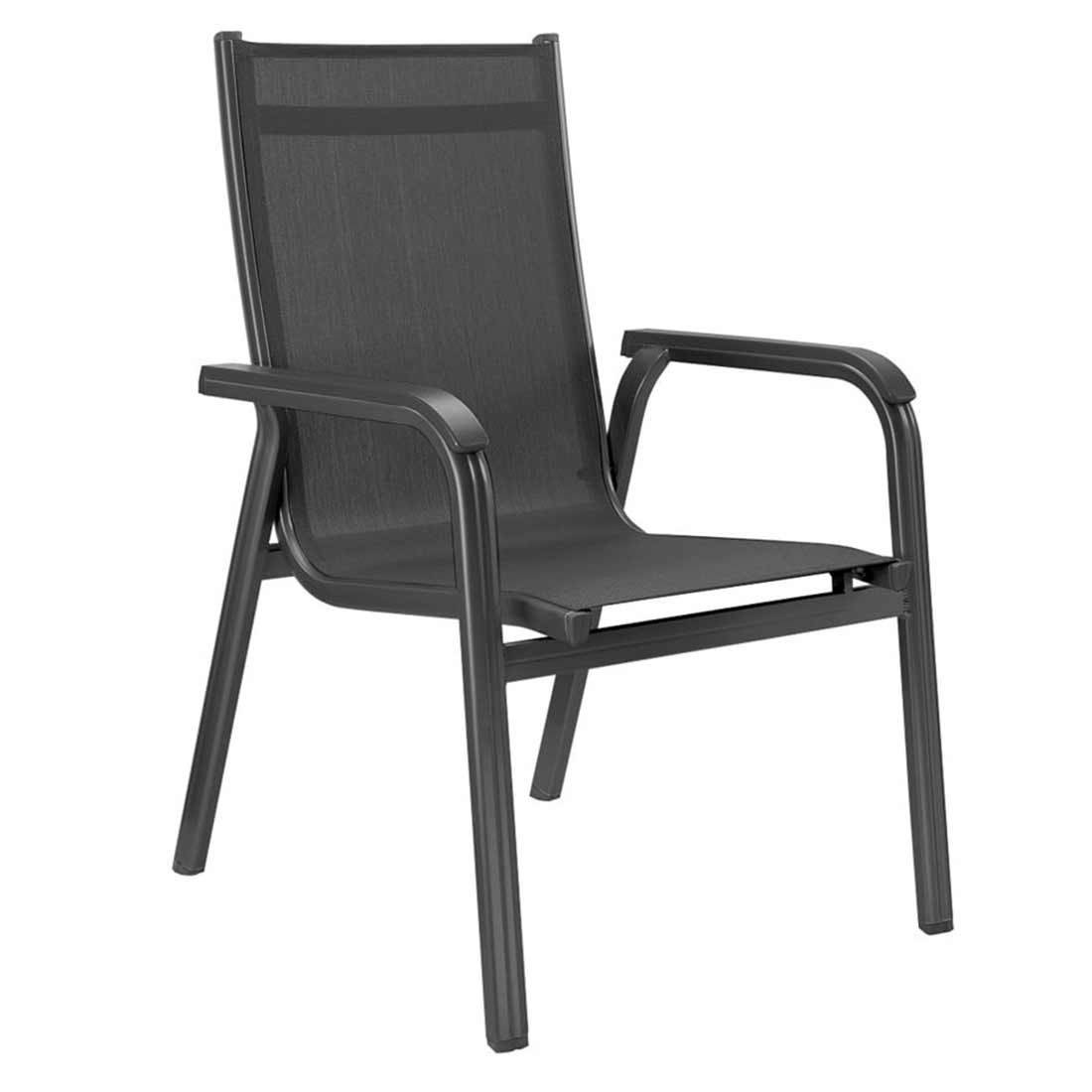 Hagemøbelsett Basic Plus 4 plasser aluminium 160x90 cm - Kettler bakside