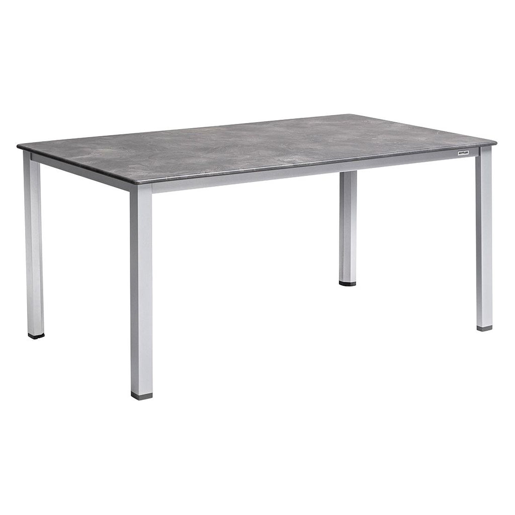 Detalj av bordplate på Hagemøbelsett Basic Plus 4 plasser aluminium textilen