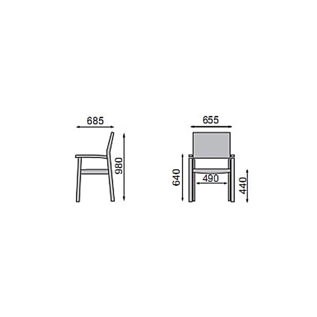 Hagemøbelsett Basic Plus 6 plasser aluminium bord og stoler i bruk