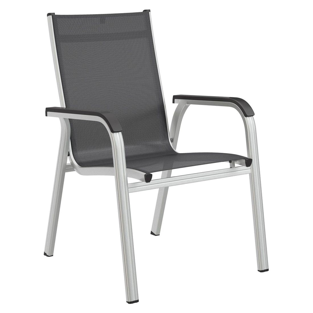Hagemøbelsett Basic Plus 6 plasser aluminium ramme detalj