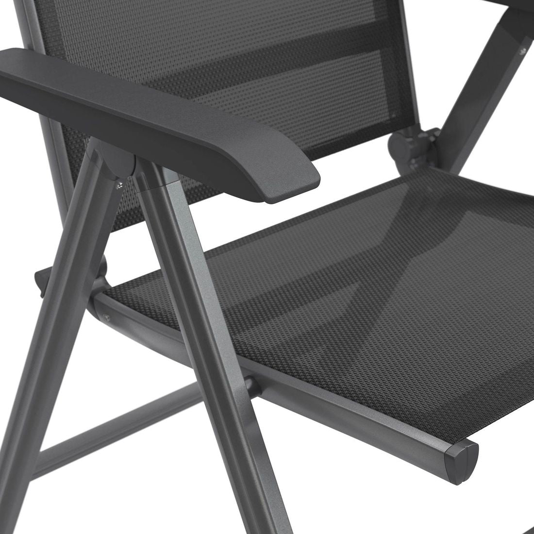 Hagemøbelsett Basic Plus 6 plasser aluminium samlet sett