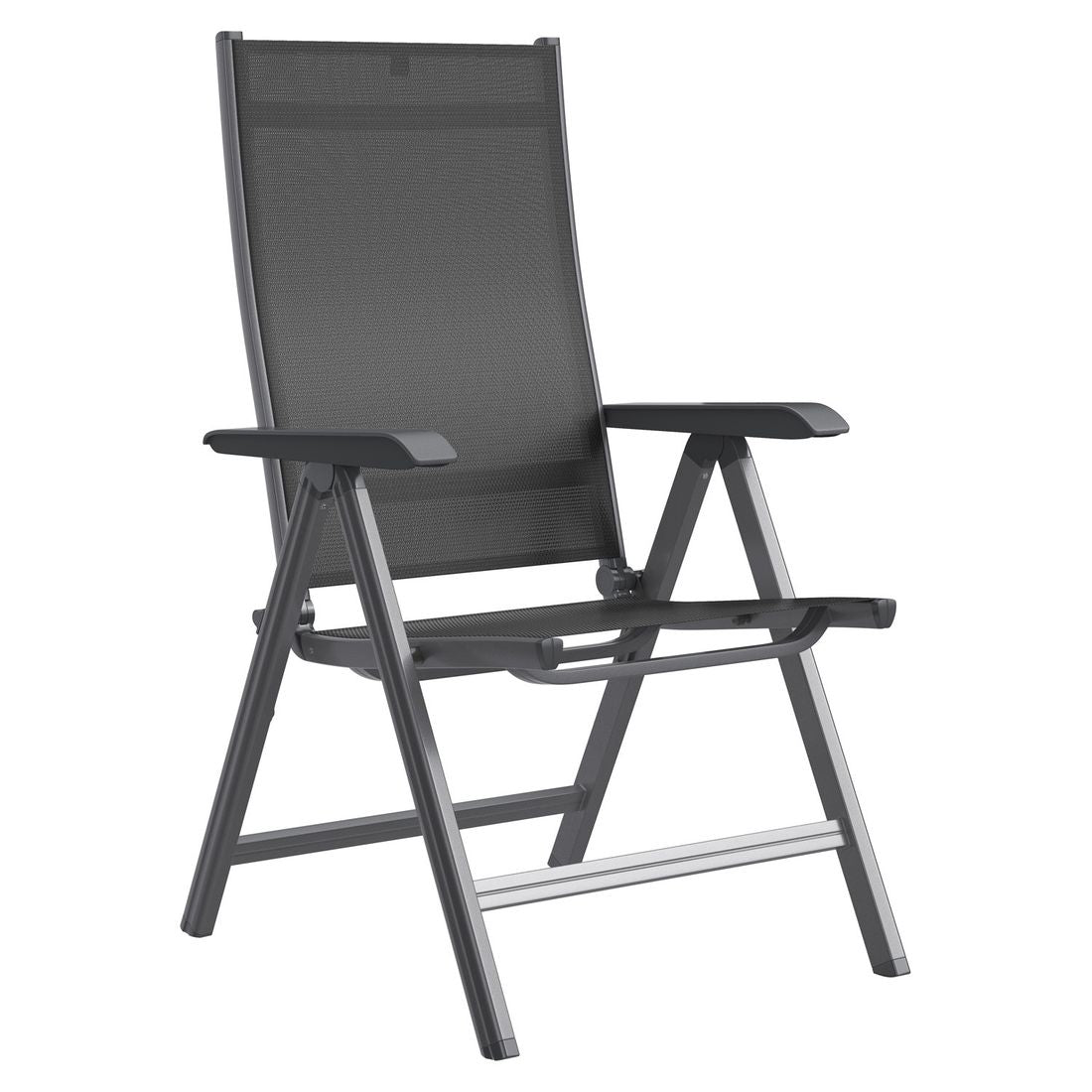 Hagemøbelsett Basic Plus aluminium/keramikk klappbart - Kettler justerbar ryggstøtte