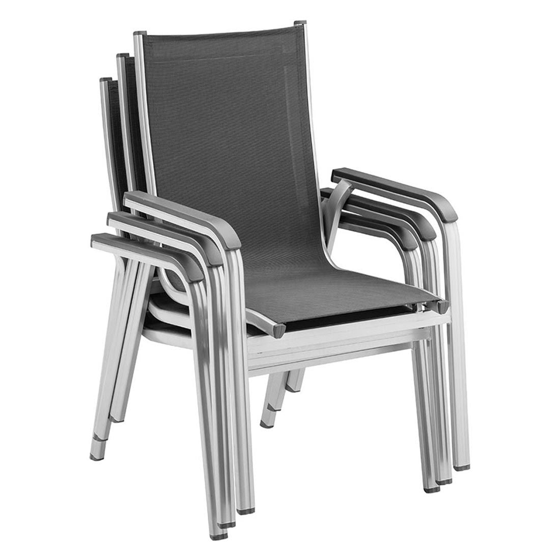 Hagemøbelsett Basic Plus 8 plasser aluminium HPL 180x95 cm - Kettler