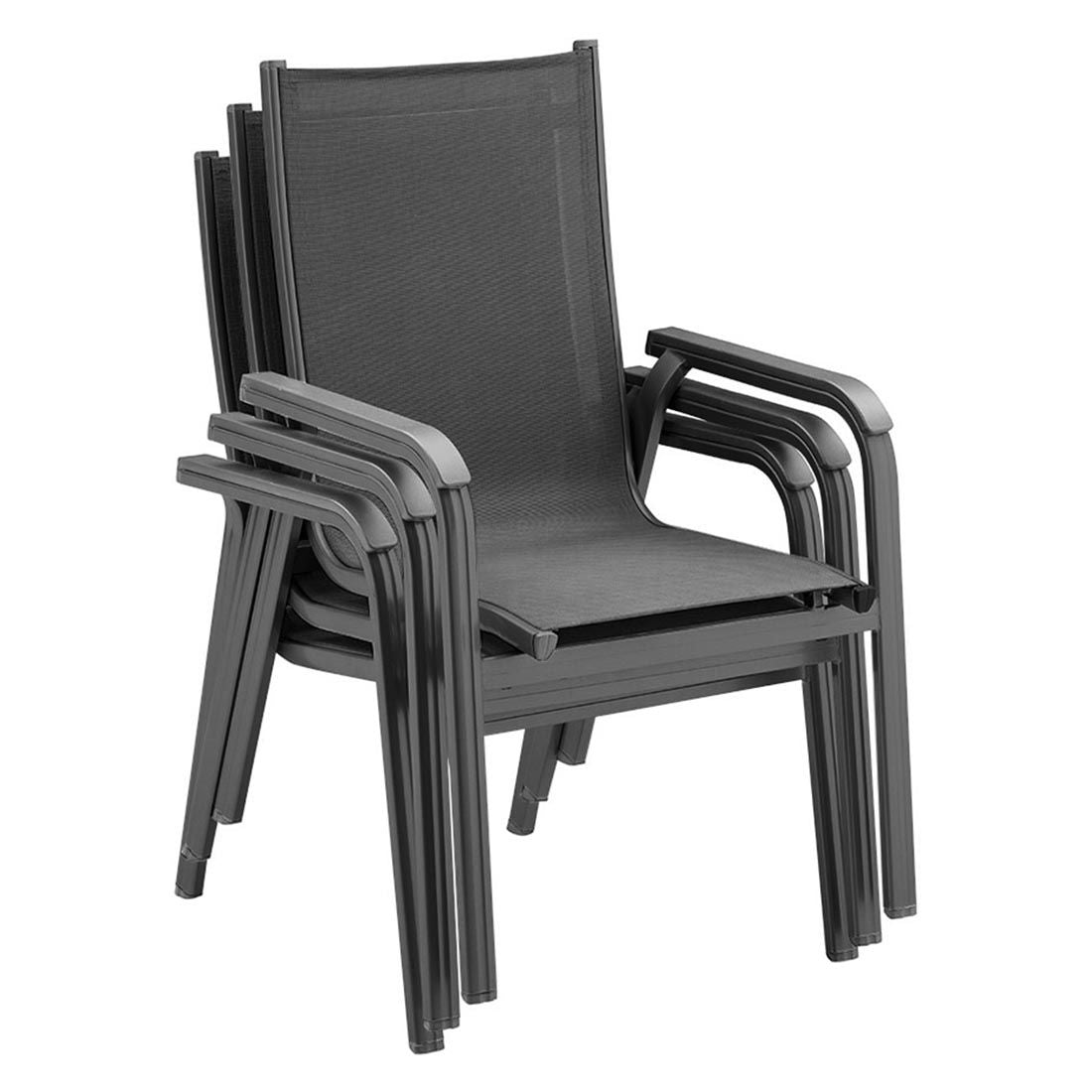 Hagemøbelsett Basic Plus 8 plasser, aluminium HPL - Kettler