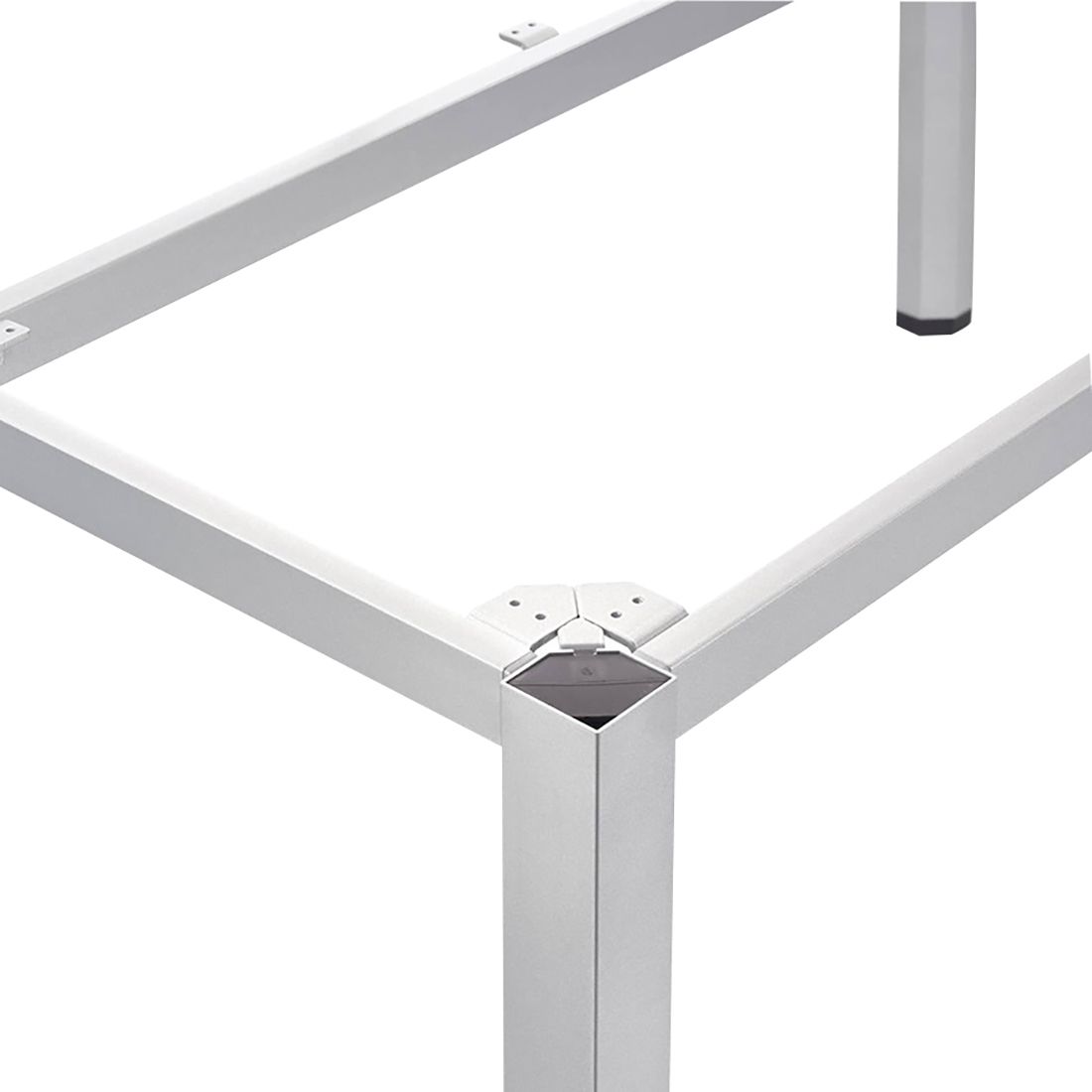 Bordben på Hagemøbelsett Basic+ Premium 4 plasser aluminium HPL 160x95 cm